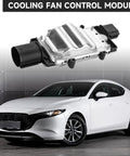 Plug-And-Play Cooling Fan Control Module For Mazda 3, Mazda 5, Ford Focus Kuga, Volvo V40 2012 To 2019 displayed with car