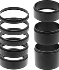 Stackable M48X0.75mm Extension Tubes Set for Cameras and Telescopes Aluminum Black Finish Includes 3mm to 30mm Dual M48 Threads