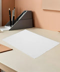 Boss Grade Flower Wrapping Paper Kit 200 Pieces 21x14 CM White Paper on a desk, writable surface, easy to cut and fold