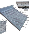 Hualuck Lab Drying Rack With 27 Pegs, Food Grade PP Material For Safe Chemical Resistance. Grey drying rack with 27 pegs.