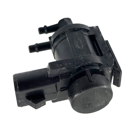 Front view of black plastic hub lock actuator/solenoid for 4x4