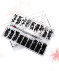 18 Piece Miniature Machine Screw Set With Countersunk And Round Head Screws In Clear Organizer Case For Laptop Repair Glasses And Watch Maintenance Everyday Precision Hardware Kit