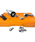 Mt3 Medium Duty Live Center Set 3MT Morse Taper Revolving Center With High Carbon Steel Construction Interchangeable Tips 7 Pieces Kit