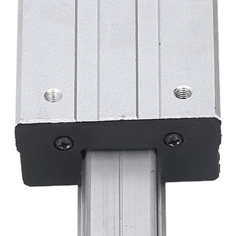 300mm Linear Rail Guide With Dual Axis Slider Block For CNC Machines, Smooth Motion Steel Aluminum Guideway For DIY Automation And Precise Positioning close-up of rail and slider
