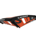 SlingWing V4 Foil Wing 7M Yellow with high-tension canopy and durable airframe for wing foil boards, side view in black and orange.