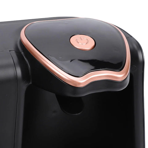 Close-up of Beast 1200W Turkish Coffee Maker With Dual 1000ml Pots Adjustable Temperature showing top black and copper finish
