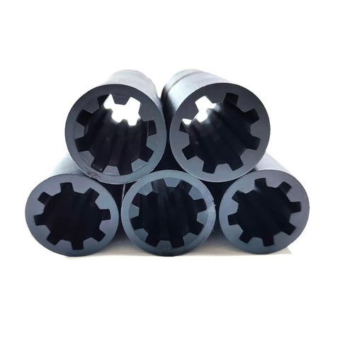 Sprocket Coupler Set For Screw Drive Garage Door Openers 25A18 25C20 4 Pack Easy DIY Friendly Fix Fits 1000SD 2000SD 2110 2220 4600 4620 4640 9902 And Other Compatible Units, black plastic couplers