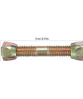 Heavy Duty Hanging Screws M10 Kit bolt for balcony and garden swing hammock chair, 7cm long, metal, close-up view