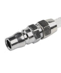 Killer Heavy Duty Pneumatic Air Hose 5X8mm EVA Tube With Quick Connector For Compressor High Pressure Resistant Straight Pipe 10m Or 20m Length Durable Clear Piping Setup For Pro Power Tools Shop Jobs That Handle Gnarly Tasks No Drama Or Failures, close-up connector