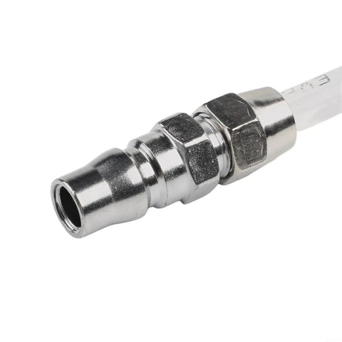 Killer Heavy Duty Pneumatic Air Hose 5X8mm EVA Tube With Quick Connector For Compressor High Pressure Resistant Straight Pipe 10m Or 20m Length Durable Clear Piping Setup For Pro Power Tools Shop Jobs That Handle Gnarly Tasks No Drama Or Failures, close-up connector