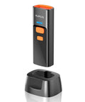 Ultra Pocket Sized 2D Barcode Scanner Bluetooth 3 In 1 Wireless USB 2.4G Barcode Reader with Charging Dock