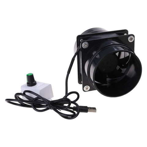 USB Adjustable Speed Solder Smoke Absorber and ESD Fume Extractor Fan with control dial and USB cable
