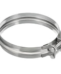 Duct Clamp 6 Inch V Shape 304 Stainless Steel Pipe Clamp For Ventilation Ducting Dust Collection And Chimney Pipe 150mm Inner Diameter