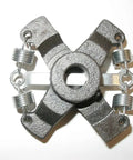 Replacement Motor Coupler Assemblies for Bell and Gossett 100 Series Pumps with cast iron coupler detail.