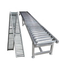 Portable Foldable Roller Conveyor Kit With 330 Lbs Capacity And Easy Install Durable Anti Wear Rollers For Smooth Material Handling Ideal For Market Chutes And Warehouse Solutions 12 Inch By 19 Point 6 Feet, foldable metal rollers