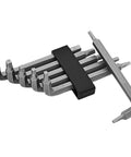 Six Piece Square Head Allen Wrench Set With L Shaped Design Pro Grade S2 Steel Square Keys Kit Includes SQ1 SQ2 SQ2.74 SQ3 SQ4 SQ5