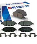 Front QS Disc Brake Pad Set For Nissan Murano 2015 2016 2017 2018 Direct Replacement With Hardware Includes Original Packaging