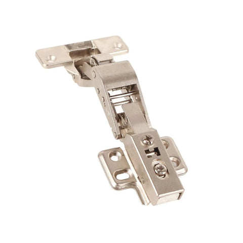 Zinc Alloy Full Overlay Cabinet Hinges With 110 Degree 3D Adjustable Mounting Plate Clip Top Smooth Close For Rimless Frameless Doors