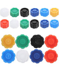 70 Pack Plastic Luer Lock Syringe Needle Tip Caps For Lab And Industrial Use Airtight Seal Easy Grip Leakproof Storage For Safe Sample Handling And Quick Dispensing, assorted colors