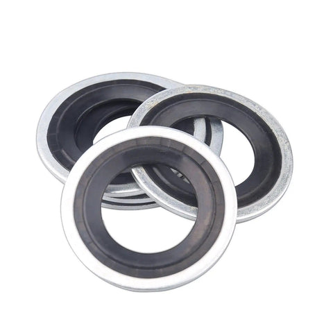 AC Compressor Port Seal Washer Kit 45 Piece Gasket Set For Car AC Repairs With Bonded Seals And Assorted Washers visible
