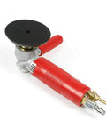 4 Inch Pneumatic Wet Stone Polisher with Water Feed for Marble and Granite, a tool with red handle and adjustable water feed