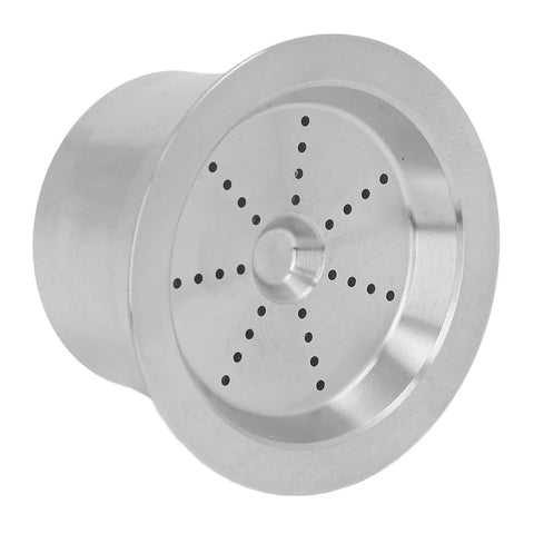 Heavy Duty Reusable Coffee Pods With Double Stainless Steel Filters For Tchibo Machines, stainless steel capsule with fine holes for brewing.