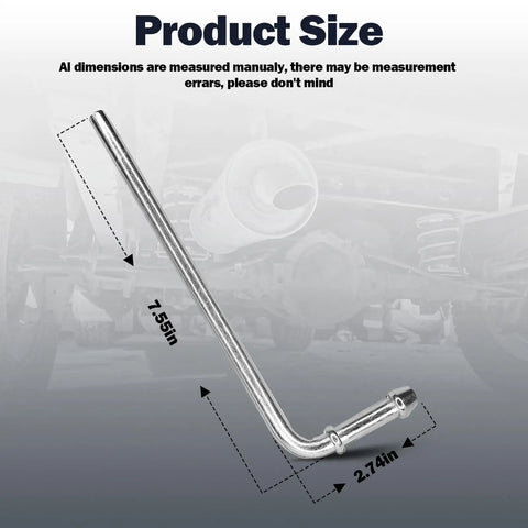 90 Degree Bend Universal Exhaust Hanger Rods Kit Fits A Wide Range Of Exhaust Pipes Eight Inch Weld Bracket Heavy Duty