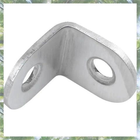 Rock Solid L Corner Brackets 200 Pack Hella Strong Shelf Supports 20Mm angle brace, heavy-duty steel, pre-drilled holes.