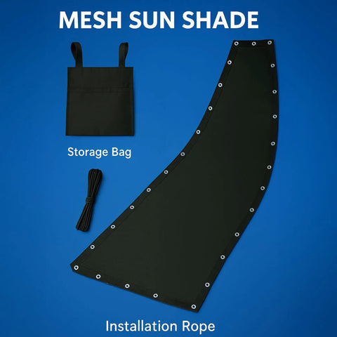 Heavy Duty Replacement Fabric For Hammock Chair 88 By 27 Inches With Carabiners, 600D Oxford, UV Resistant And Waterproof, Black.