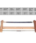 Rugged Teakwood Frame Saw With Razor Sharp Manganese Steel Blade For Effortless Wood Cutting, 400mm size with wood handles.