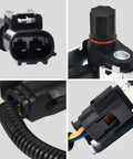 Hassle Free ABS Wheel Speed Sensor Rear Center For Dodge Ram 1500 2500 3500 Vans 1999 To 2005 connector and wiring details