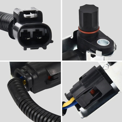 Hassle Free ABS Wheel Speed Sensor Rear Center For Dodge Ram 1500 2500 3500 Vans 1999 To 2005 connector and wiring details