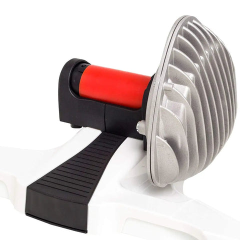 Close-up of Fluid Resistance Bike Trainer With Quiet Indoor Ride, Immersed Flywheel Delivers Progressive Resistance At Any Cadence components