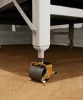 Heavy Duty Metal Bed Frame Casters Set Of Eight For Tool Free Mounting Replaces Damaged Bed Parts With Standard Leg Socket Inserts