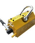 Hardcore Heavy Duty Magnetic Lifter With Sure Grip Release Handle And 2200 Lbs Capacity Solid As Nails Steel Plate Grabber Top Shelf Crane Hoist Tool in yellow
