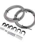 Ultimate Fuel Line Kit For Your Ride. Perfect Fitment Match For Cobalt Hhr Ion And G5 Models From 2005 Through 2010. Rock Solid QFF0015SS Replacement Part Designed To Upgrade Your AP02 Fuel System Setup Today. stainless braided fuel lines with clamps and hardware