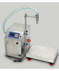 Pro Level Automatic Liquid Filling And Honey Bottling Machine With Zero Sweat Digital Controls and Tough As Nails Diaphragm Pump for Wine Packaging Operations, compact design.