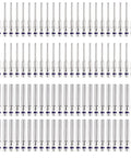 Deutsch Solid Contact Kit For DTM Connectors Size 20 Pins Closed Barrel Crimp 16-22AWG 7.5A Purple Stripe 50 Pairs Tin Bronze