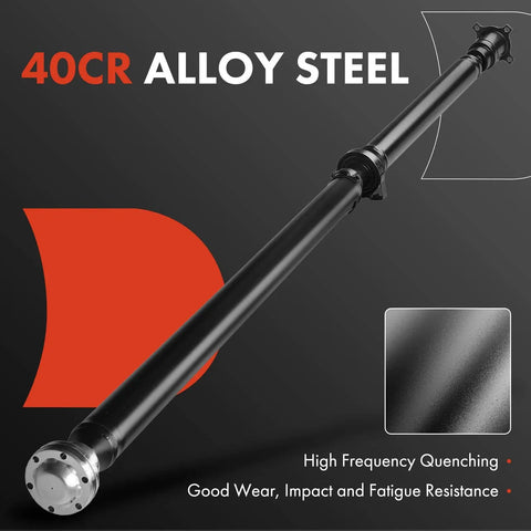 Beefed Up Rear Driveshaft Assembly for Ford Explorer 2011 2018 and Police Interceptor Sedan 2013 2018 with Automatic Transmission, Easy Bolt In Prop Shaft Upgrade for AWD and 4WD, 84.5 in 40CR alloy steel