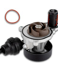 Heavy Duty Engine Coolant Water Pump Assembly Compatible With 2017 To 2022 Bmw Models Fits 230i And 330i with seal, close-up view.