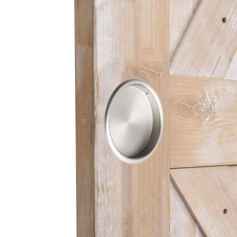 4 Pack Satin Nickel Closet Door Finger Pulls Two And One Eighth Inch Inner Diameter Snap In Design No Nails Needed Ideal For Pocket Doors