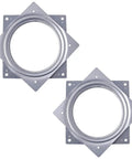 Two Pack 6 Inch Lazy Susan Turntable With 500 Pound Steel Ball Bearing Smooth 360 Degree Swivel Heavy Duty Rotating Tray