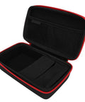 Heavy Duty Eva Waterproof Hard Shell Tool Tote Featuring Ample Organized Compartments with mesh pocket and dividers.