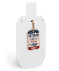 Beefed-Up Heavy Duty Laser Cut Steel Target Plate For Rifle And Pistol Practice, 8 By 16 Inch Silhouette Target, Veteran Owned