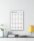 Chill Math Cheat Sheet Poster For High Schoolers Parent Functions Canvas Wall Art Unframed 16 By 24 Inches Bedroom Office Decor