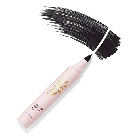 Reusable Waterproof Makeup Remover Pen Snag This Quick Fix For Smudged Eyeliner Mascara And Brows With An Easy Fine Tip Eraser, black tip.