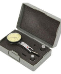 Pro Grade Dial Test Indicator 0 to 0.8mm Range with 0.01mm Precision, Dovetail Mount in foam case