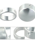 Heavy Duty Aluminum Alloy End Cap for 25mm Tube Handles in Gym Machines with Smooth Edges and Durable Design