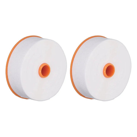 Straight Up Slick Fiber Optic Cleaning Wipes For Optical Gear Dry Or Wet Use Non Woven Cleanroom Paper Pull Out Box Two Pack, showing rolls with orange centers.
