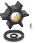 Outboard Water Pump Impeller With Key And O Ring For Johnson Evinrude BRP OMC 8 To 15 HP Two Stroke Motors Replacement 386084 0386084 Sierra 18 3050 Easy Swap For Quick Boat Repairs.